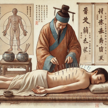 an ancient chinese drawing depicting Unlocking the Healing Power of Acupuncture